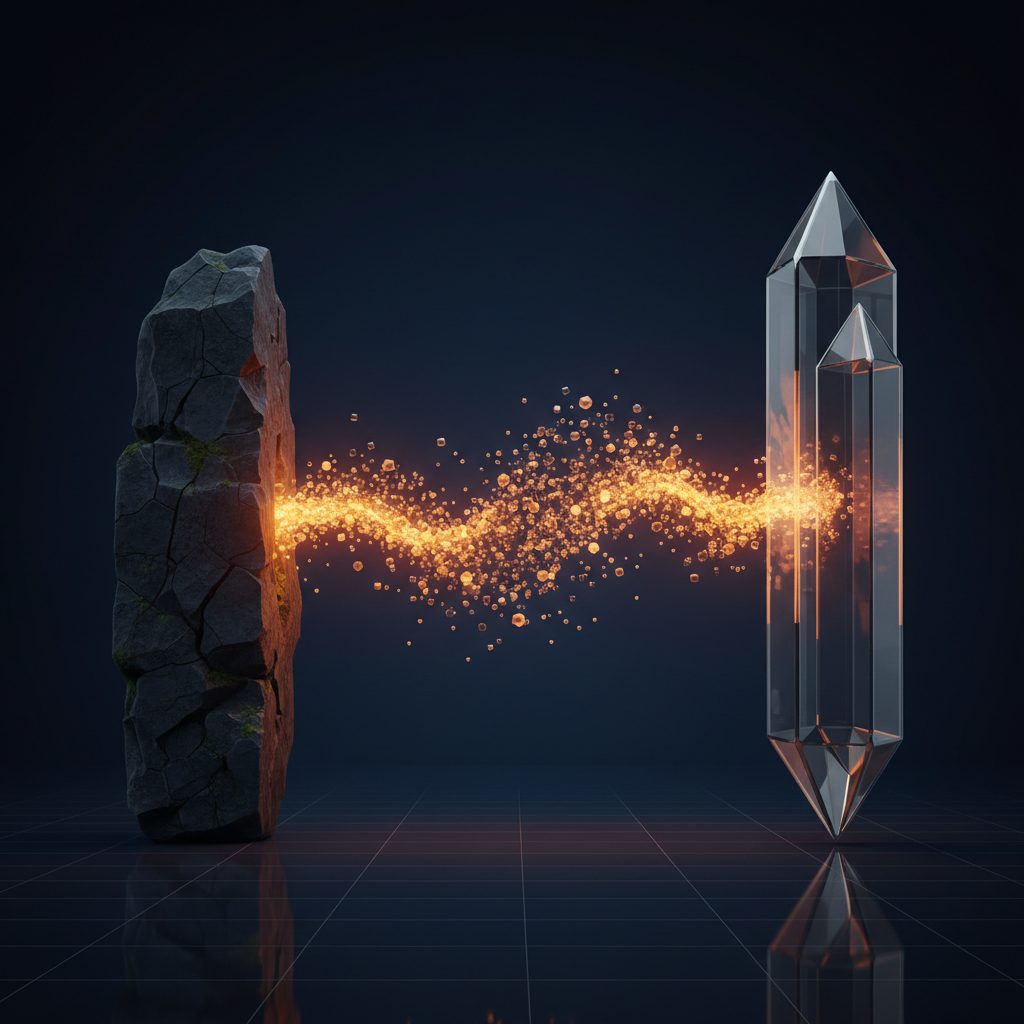 Legacy data records flowing into a modern system